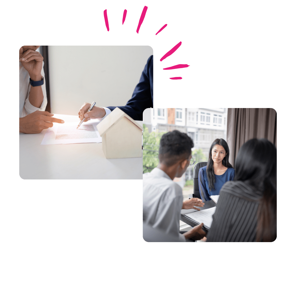 Montage de 2 photos d'un désaccord entre assureurs