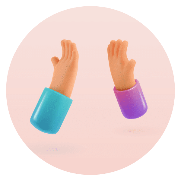 High five picto 3D