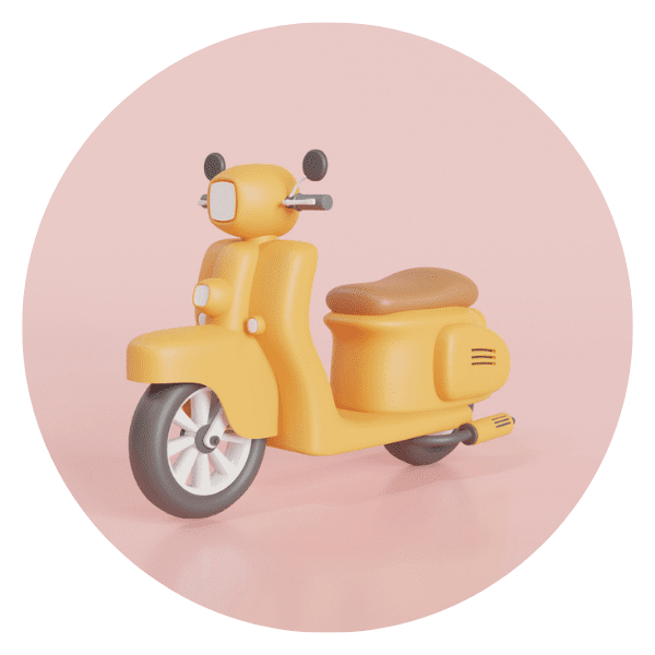 Picto 3D moto